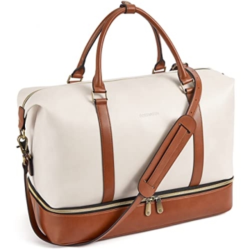Stylish BOSTANTEN Weekender Bags for Women Leather Travel