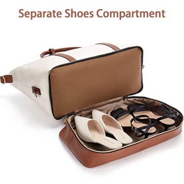 Stylish BOSTANTEN Weekender Bags for Women Leather Travel