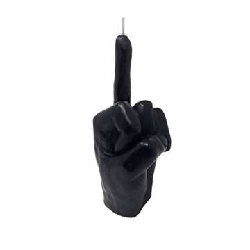 GUTE Middle Finger Candle - Fun Novelty Gift Idea Black