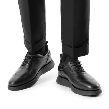 Bruno Marc Men's MaxFlex Dress Sneakers Oxfords in Style