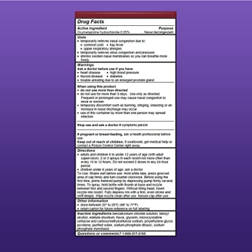 Afrin No Drip Extra Moisturizing Nasal Congestion Relief