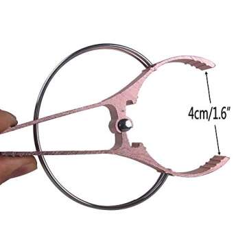 Durable Z ZICOME Aluminium Beach Towel Clips, 6 Pack