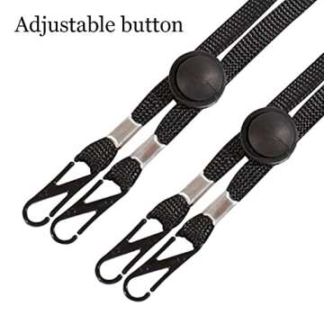 5 Pack Adjustable Length Lanyard for Women Men Kids Safety Convenient Handy Holder Hanger Strap Comfortable Around The Neck