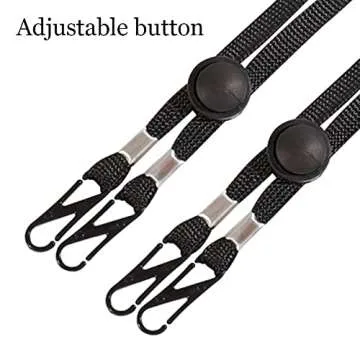 5 Pack Adjustable Length Lanyard for Women Men Kids Safety Convenient Handy Holder Hanger Strap Comfortable Around The Neck