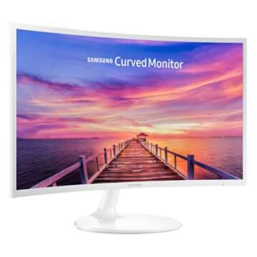 SAMSUNG 27" CF391 Curved FHD LED Monitor - Stunning 1800R Curvature, Full HD