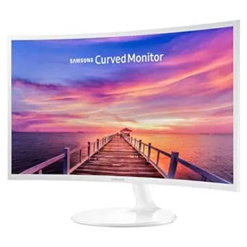 SAMSUNG 27" CF391 Curved FHD Monitor - Sleek Design, Vivid Colors