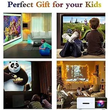 Artlii 2021 New Mini Projector for Movies and Kids