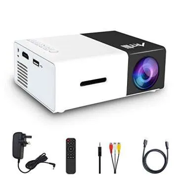 Artlii 2021 New Mini Projector for Movies and Kids
