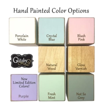 Custom Engraved Baby Blocks - Perfect Nursery Decor Gift