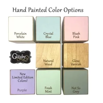 Custom Engraved Baby Blocks - Perfect Nursery Decor Gift