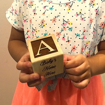 Custom Engraved Baby Blocks - Perfect Nursery Decor Gift