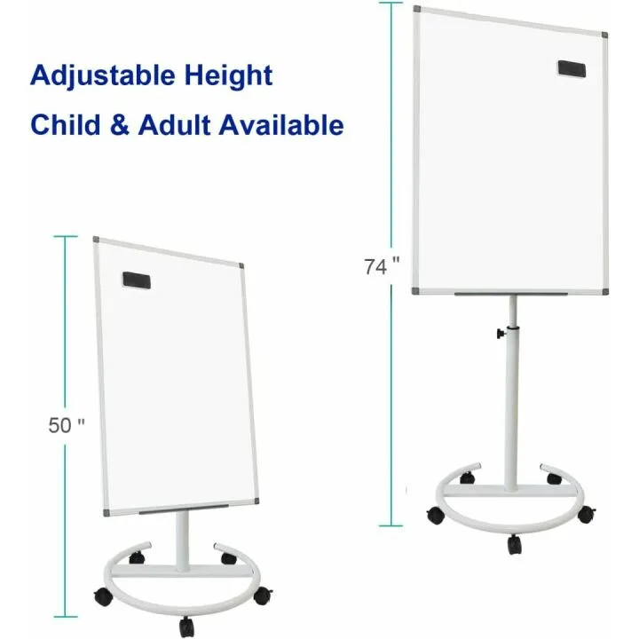 BIBOC Mobile Dry Erase Board Easel - 36 x 24