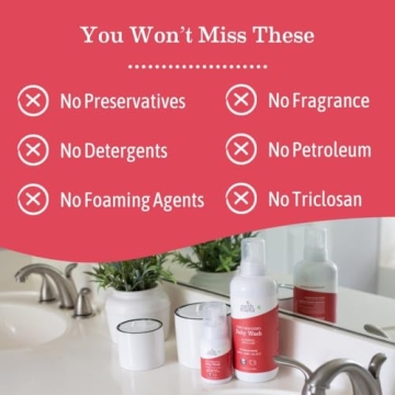 Earth Mama Non-Scents Baby Wash Refill for Sensitive Skin