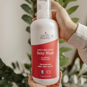 Earth Mama Non-Scents Baby Wash Refill for Sensitive Skin