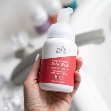 Earth Mama Non-Scents Baby Wash Refill for Sensitive Skin