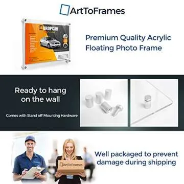 ArtToFrames Acrylic Floating Frame for Stylish Displays