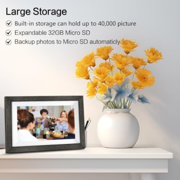 Frameo WiFi Digital Photo Frame with HD Touch Screen