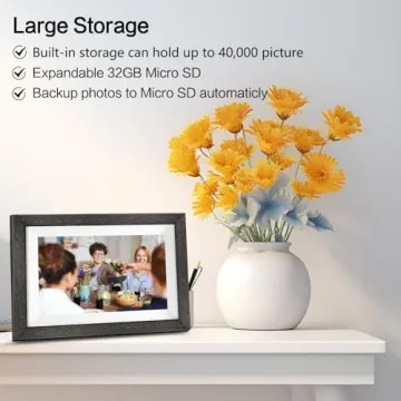 Frameo WiFi Digital Photo Frame with HD Touch Screen