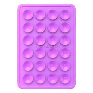 StickyGrippy Suction Phone Case Mount, Sillicon Adhesive Phone Accessory for iPhone and Android, Han...