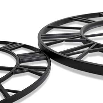 Large Decorative Metal Wall Clock for Any Room