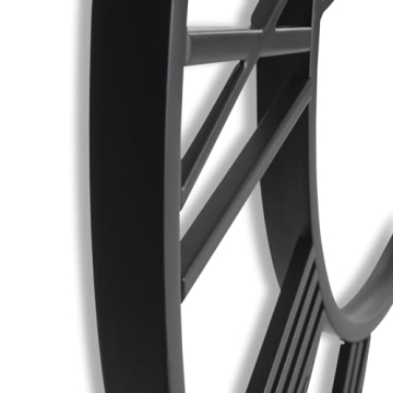 Large Decorative Metal Wall Clock for Any Room