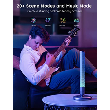 Govee Smart Table Lamp with 25 Scene Modes and Music Sync