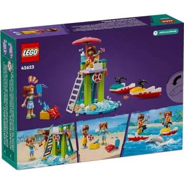 LEGO Friends Beach Water Scooter with Mini Dolls and Accessories