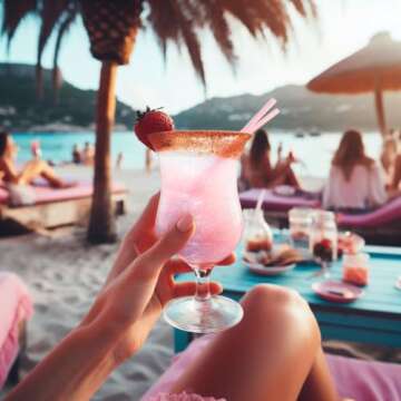 Brew Glitter (1x 4g Jar) | Edible Glitter for Drinks, Cocktails, Beer, Garnish & Beverages (Light Pink)