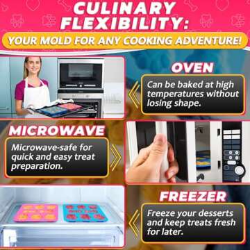 Paw and Bone Candy Molds Silicone - 2Pcs Dog Treat Molds for Chocolate Candy Silicone Molds for Baking Puppy Ice Cube Shapes - Blue and Pink Dog Bone Cake Pan Paw Molds for Dog Treats Silicon Mold