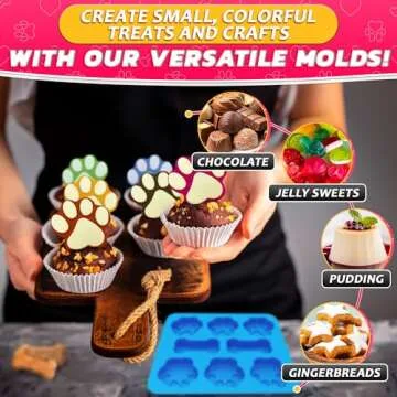 Versatile Silicone Dog Treat Molds for Homemade Delights