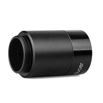 SVBONY Reducer for Telescope 1.25 inches 0.5X Focal Reducer with C-Mount Adapter to CCD Camera for T...