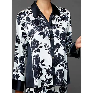 Julianna Rae Women's 100% Silk Pajama Set - Luxe Comfort