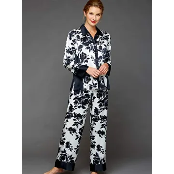 Julianna Rae Women's 100% Silk Pajama Set - Luxe Comfort