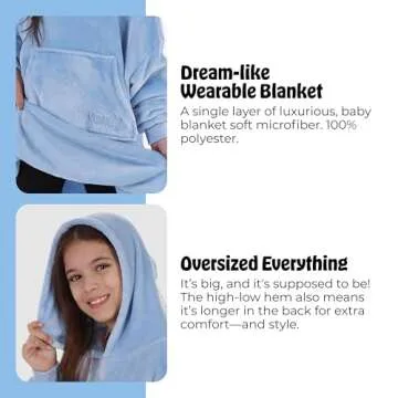 The Comfy Dream Jr | Warm Wearable Blanket for Kids