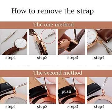 Honbay 3PCS Double Tip Pins Tools Spring Bar Tools for Watch Wrist Strap Removal Repair Fix Kit Tool