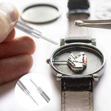 Honbay 3PCS Double Tip Pins Tools Spring Bar Tools for Watch Wrist Strap Removal Repair Fix Kit Tool