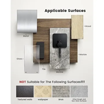 Heavy Duty Adhesive Hooks for Stylish Home Organization