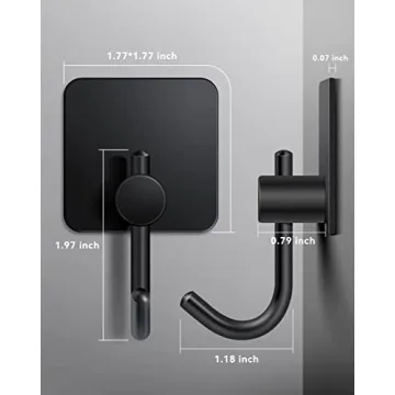 Heavy Duty Adhesive Hooks for Stylish Home Organization