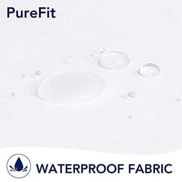 PureFit Outdoor Curtains for Patio Waterproof Weatherproof, UV and Fade Resistant Outside Curtains f...