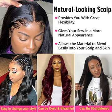 9A Lace Front Wigs for Stunning Body Wave Styles