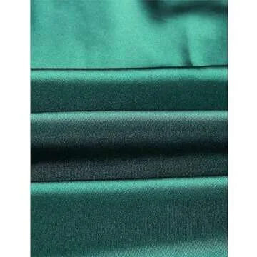 xxxiticat Women's Sleeveless Spaghetti Strap Satin Dress Cocktail Beach Evening Party Cowl Neck Dot Leopard Midi Dresses(GR2,M)