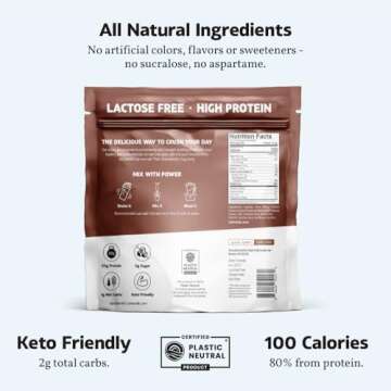 Slate Milk High Protein Drink Mix - Lactose Free, 20g Protein