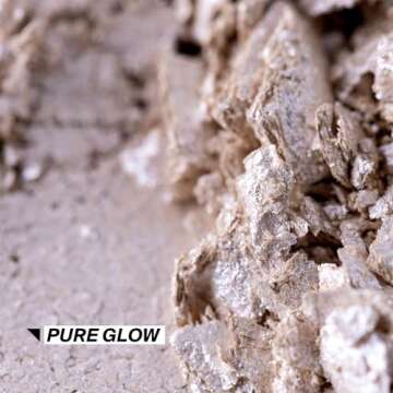 Pressed Powder Highlighter - Face Makeup | Glazed Donut - Frosty White | Pearl Shimmer Liquid-To-Baked Powder Highlighter | Refillable Pan | Cruelty-Free Beauty Essential | 7g