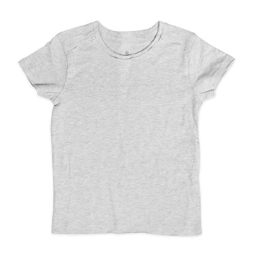 Organic Cotton Baby T-Shirts 5-Pack Gray Ombre