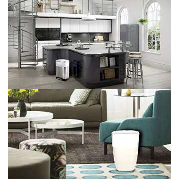 Small Clear Trash Bags – FORID 2.6 Gallon Garbage Bags Wastebasket Bin Liners 220 Count Plastic Trash Bags for Bathroom Bedroom Office Garbage Can (220 count)