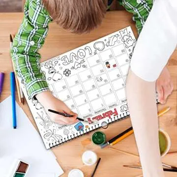 Coloring 2023 Calendar for Kids - Fun Education Tool