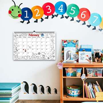 Coloring 2023 Calendar for Kids - Fun Education Tool