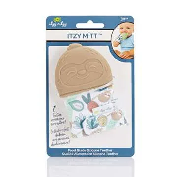 Stylish Itzy Ritzy Silicone Teething Mitt for Babies