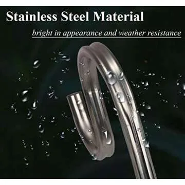 COCONUT Adjustable 62" Shepherds Hook for Outdoor Decor