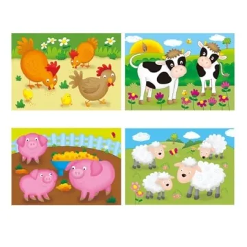 Galt Toys Farm Puzzles - Fun Educational Set for Ages 3+